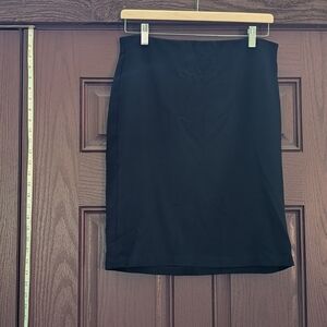 Philosophy Black Knee-Length Pencil Skirt for Work